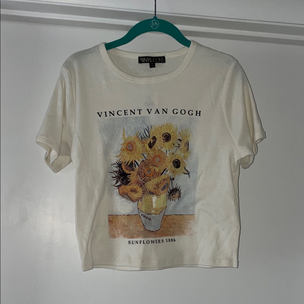Vincent Van Gogh Sunflowers Cream T-Shirt